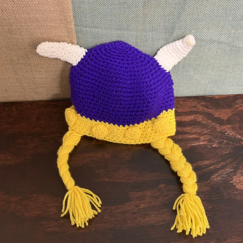 Minnesota Vikings Crochet Hat - Ph