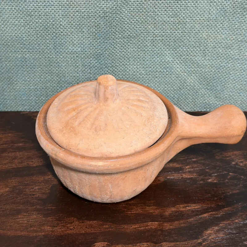 Pottery Bowl with Handle - Ph