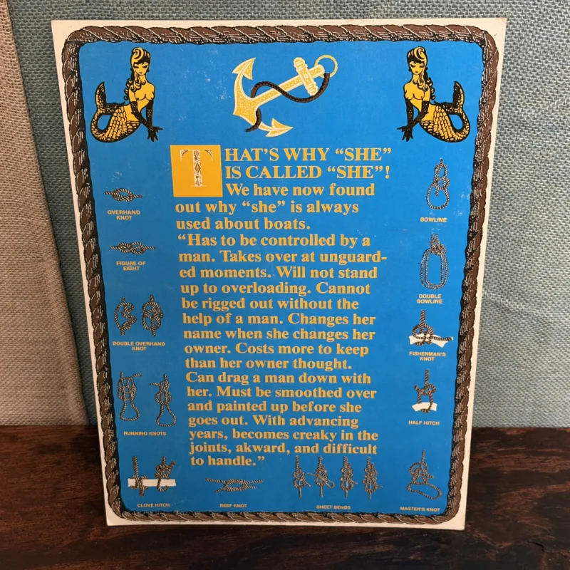Vintage Nautical Sign Poster - Ph