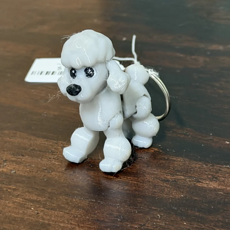 Poodle Keychain