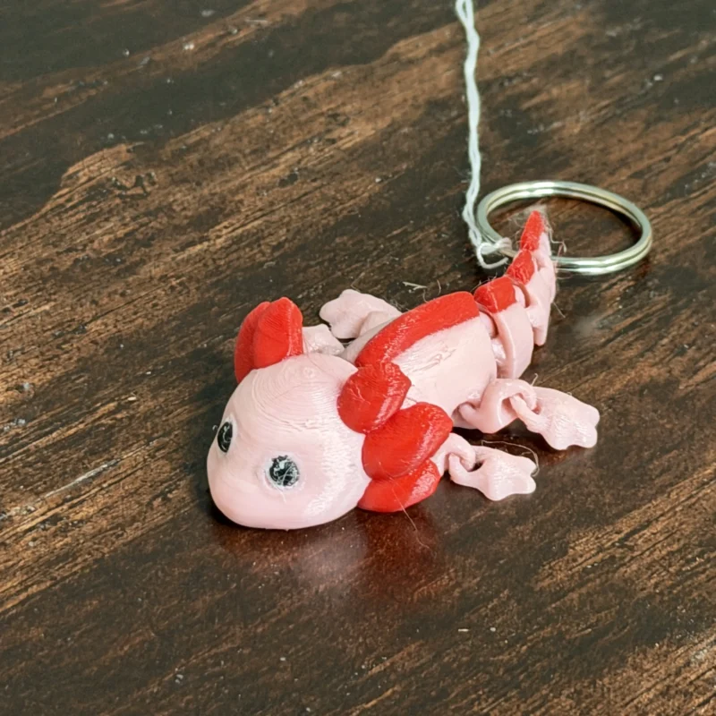 Axolotl Keychain