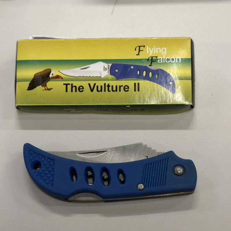 The Vulture II Pocket Knife Blue- Ph