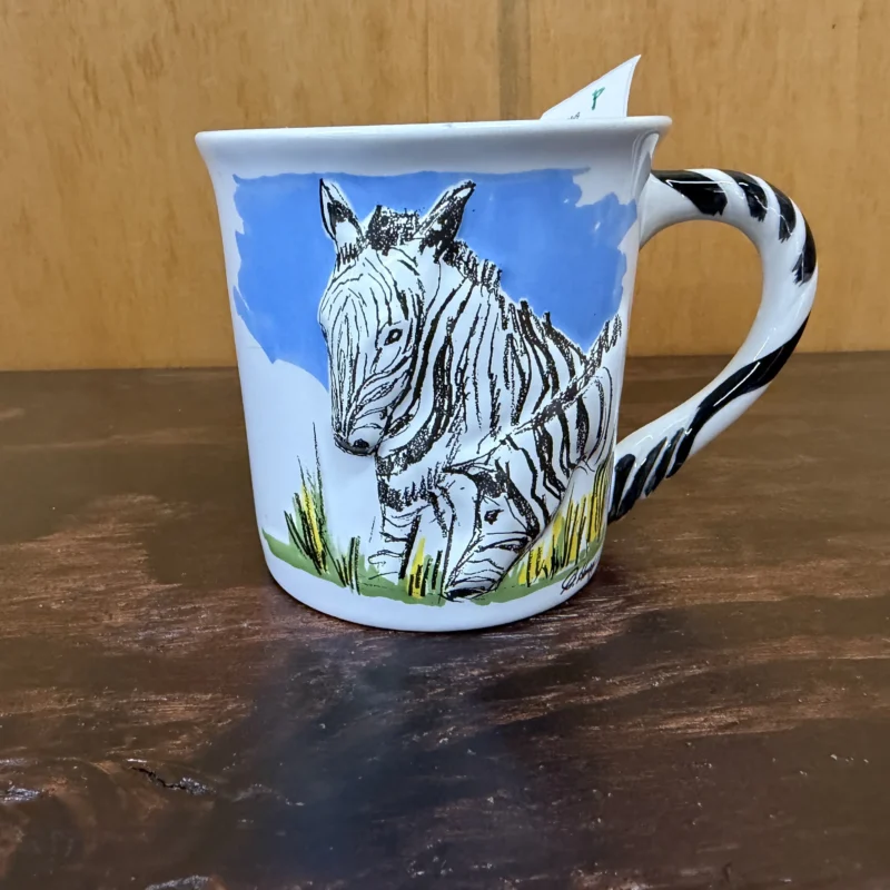 3D Embossed Zebra Mug - Ph