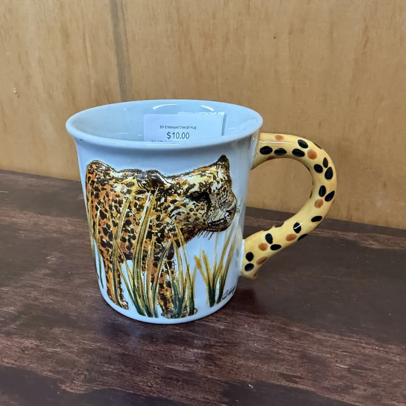 3D Embossed Cheetah Mug - Ph