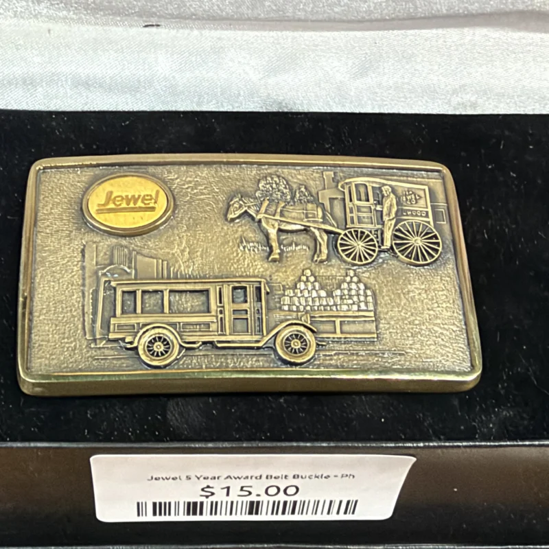 Jewel 5 Year Award Belt Buckle - Ph