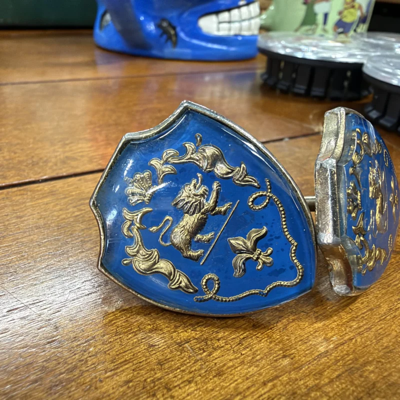 Lion Fleur-de-lis Coat of Arms Cufflinks - Ph