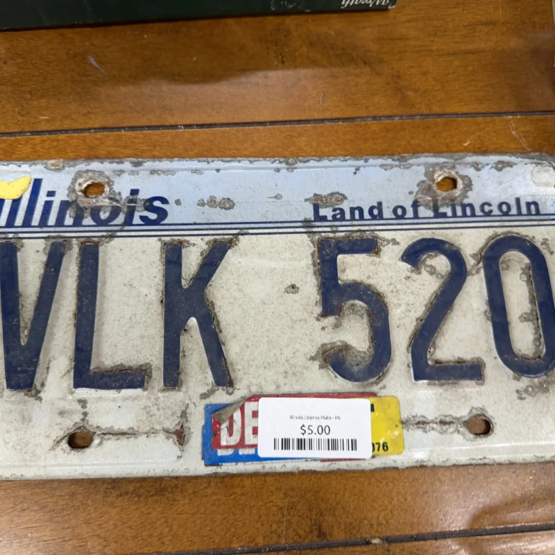 Illinois License Plate (for decoration only) - Ph