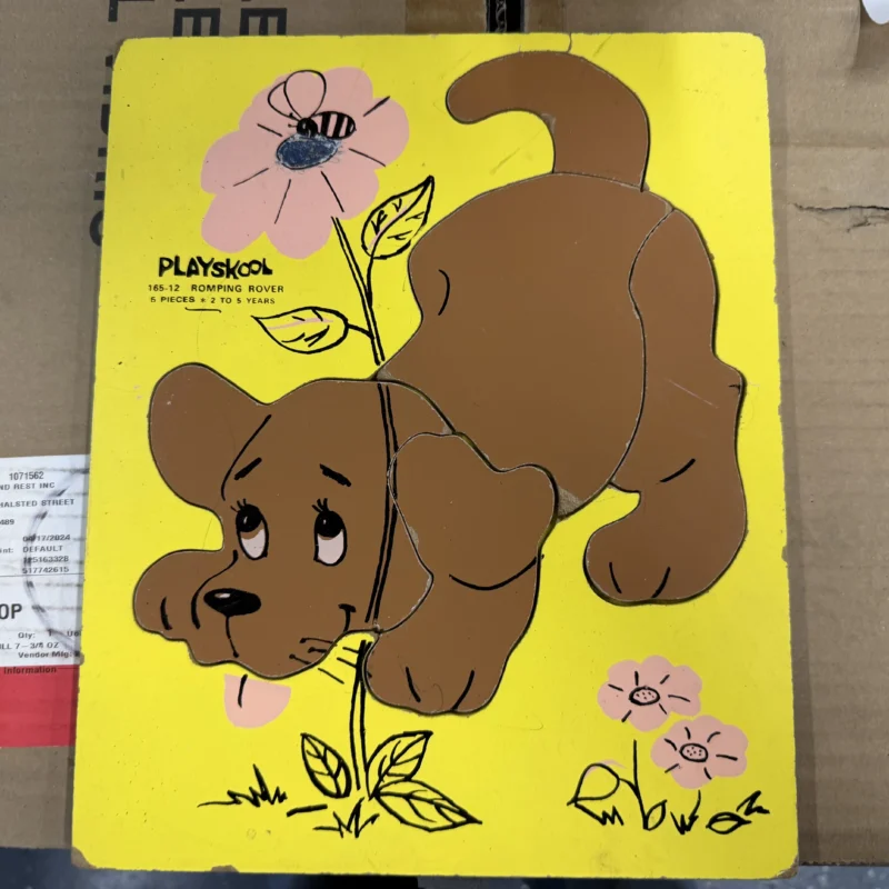 Playskool Wood Puzzle Dog - Ph