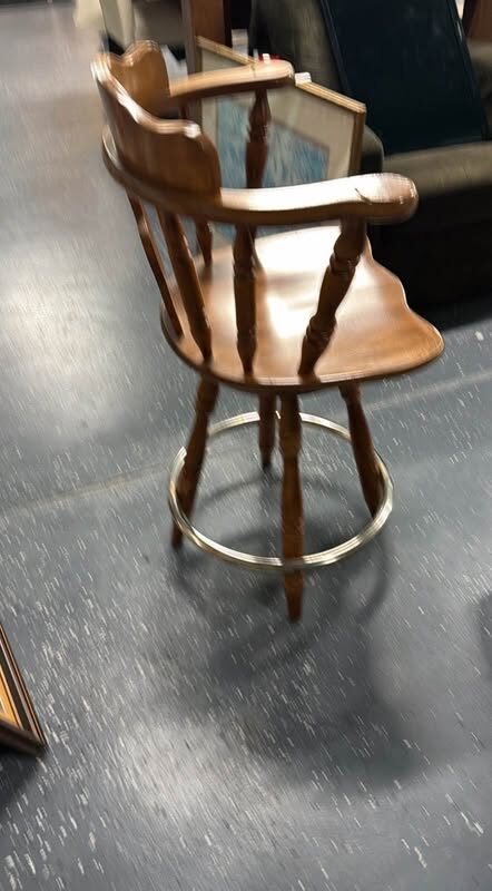 Wood Bar Stool